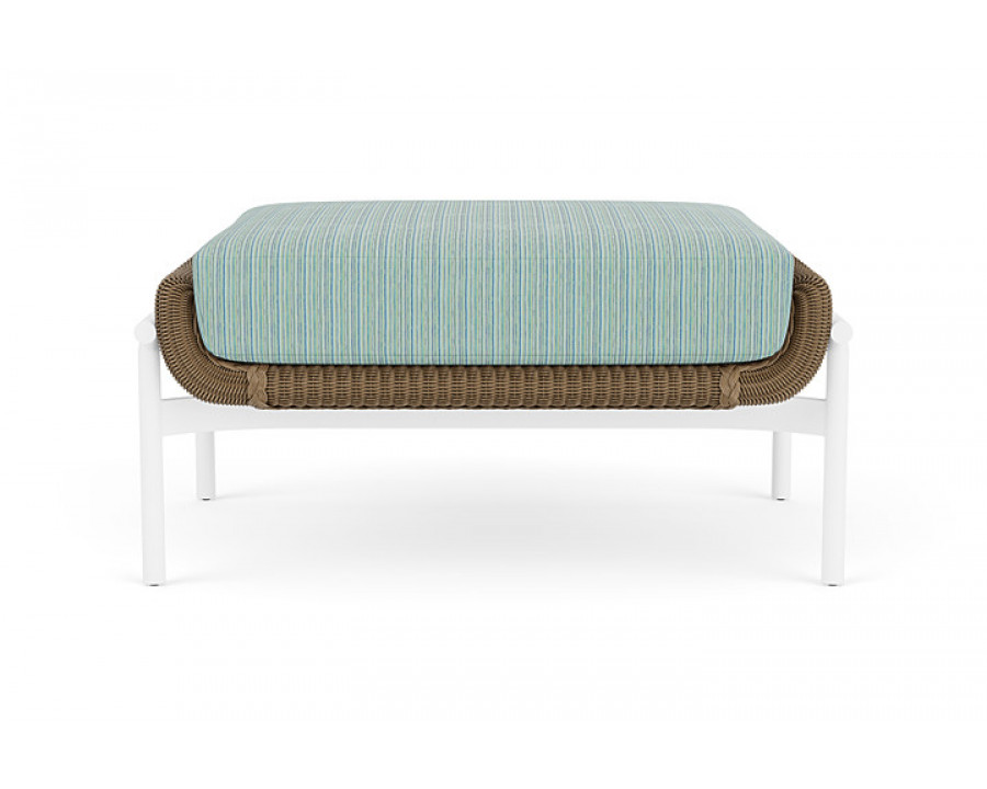 Lloyd Flanders™ Solstice Ottoman  - Fawn, Matte White