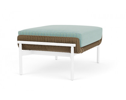 Lloyd Flanders™ Solstice Ottoman  - Fawn, Matte White