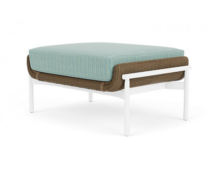 Lloyd Flanders™ Solstice Ottoman  - Fawn, Matte White