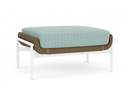 Lloyd Flanders™ Solstice Ottoman  - Fawn, Matte White