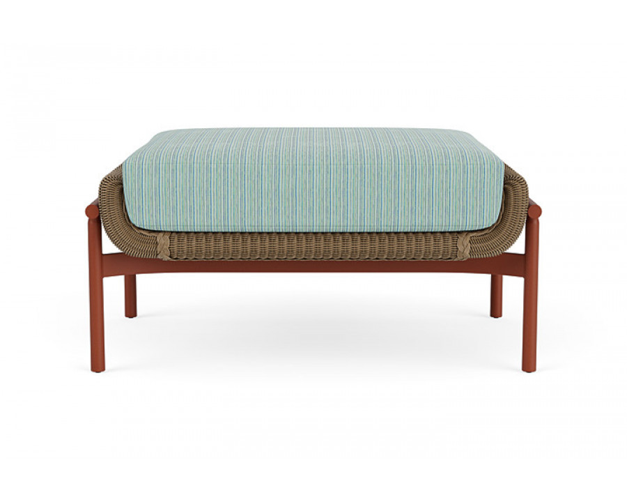 Lloyd Flanders™ Solstice Ottoman  - Fawn, Terracotta