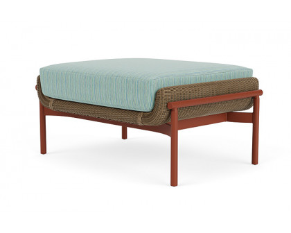 Lloyd Flanders™ Solstice Ottoman  - Fawn, Terracotta