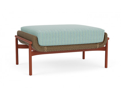 Lloyd Flanders™ Solstice Ottoman  - Fawn, Terracotta