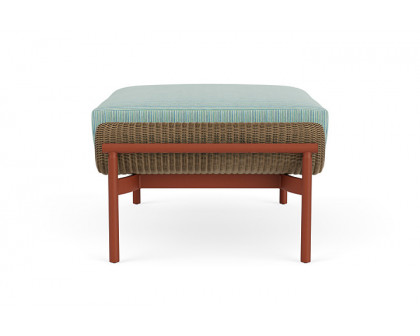 Lloyd Flanders™ Solstice Ottoman  - Fawn, Terracotta