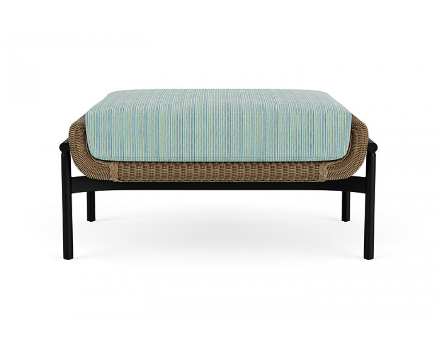 Lloyd Flanders™ Solstice Ottoman  - Fawn, Ebony