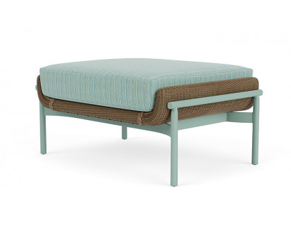 Lloyd Flanders™ Solstice Ottoman  - Fawn, Sea Glass