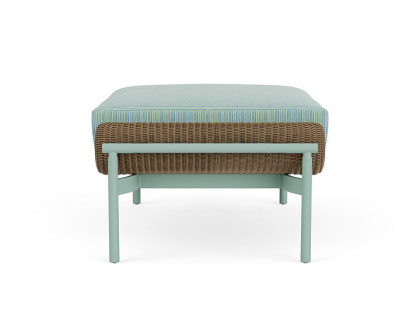 Lloyd Flanders™ Solstice Ottoman  - Fawn, Sea Glass