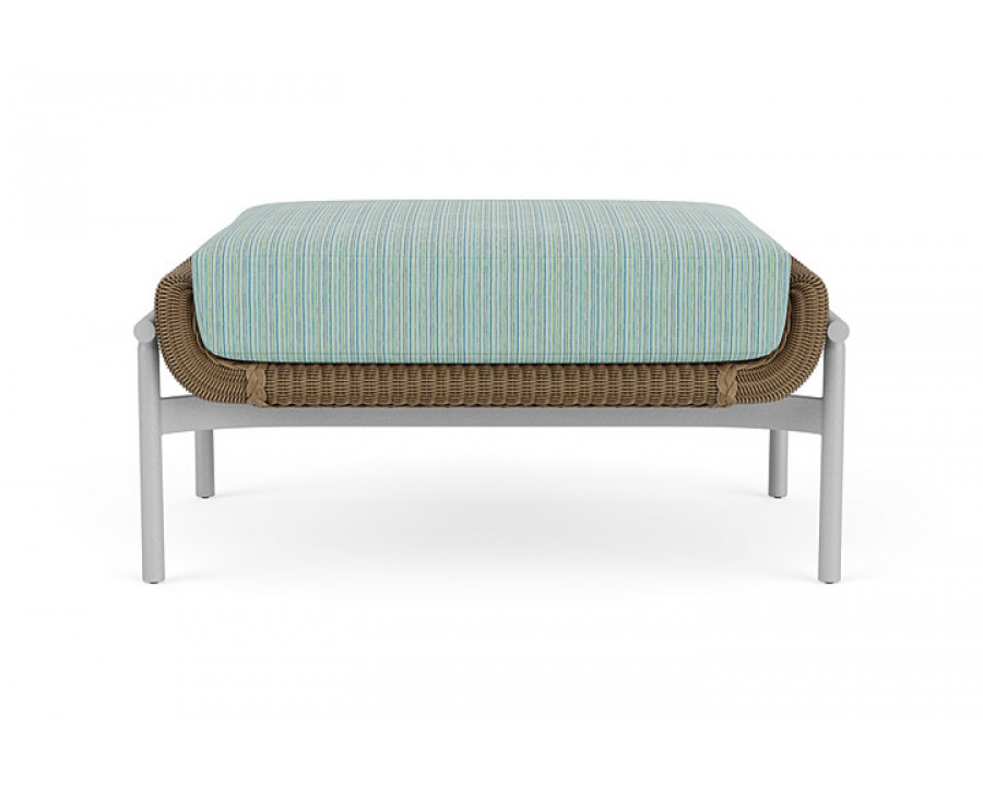 Lloyd Flanders™ Solstice Ottoman  - Fawn, Metallic Silver