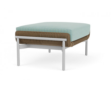 Lloyd Flanders™ Solstice Ottoman  - Fawn, Metallic Silver