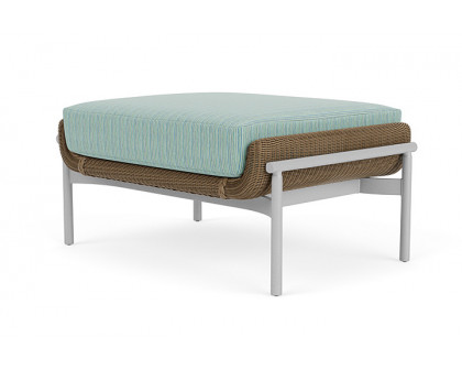 Lloyd Flanders™ Solstice Ottoman  - Fawn, Metallic Silver