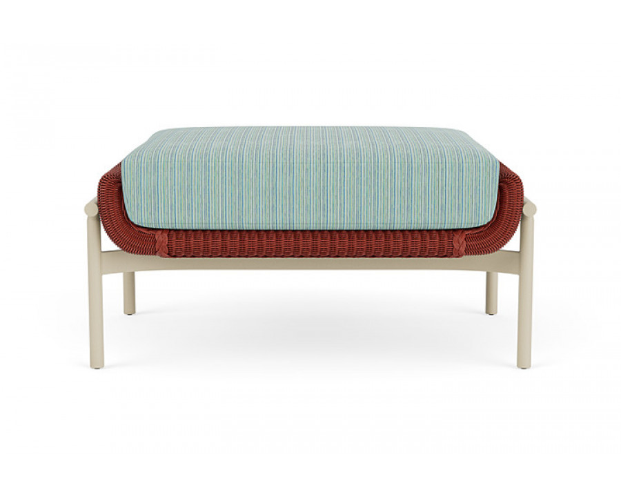 Lloyd Flanders™ Solstice Ottoman  - Terracotta, Linen