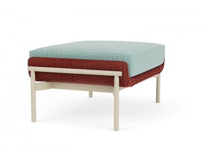 Lloyd Flanders™ Solstice Ottoman  - Terracotta, Linen