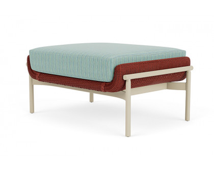 Lloyd Flanders™ Solstice Ottoman  - Terracotta, Linen