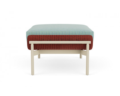 Lloyd Flanders™ Solstice Ottoman  - Terracotta, Linen