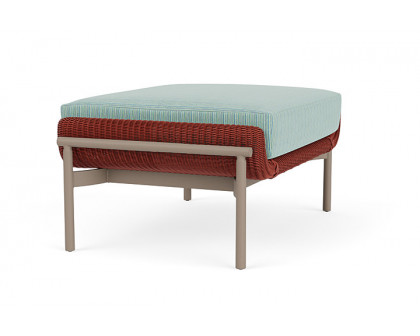 Lloyd Flanders™ Solstice Ottoman  - Terracotta, French Beige