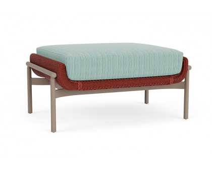 Lloyd Flanders™ Solstice Ottoman  - Terracotta, French Beige