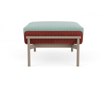 Lloyd Flanders™ Solstice Ottoman  - Terracotta, French Beige