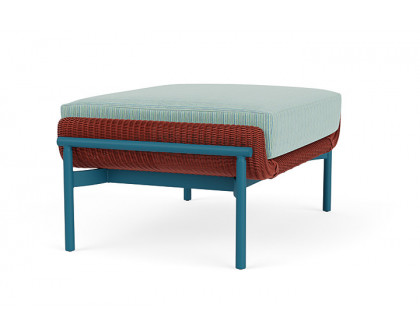 Lloyd Flanders™ Solstice Ottoman  - Terracotta, Peacock