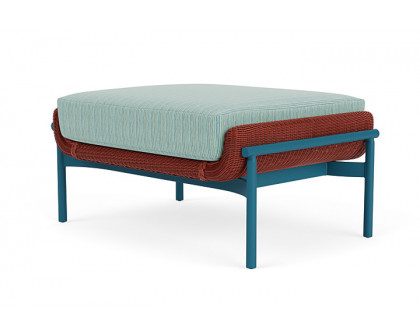 Lloyd Flanders™ Solstice Ottoman  - Terracotta, Peacock