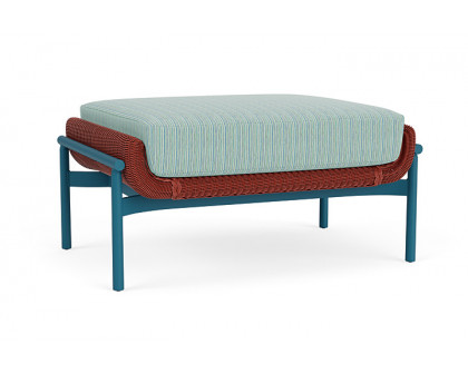 Lloyd Flanders™ Solstice Ottoman  - Terracotta, Peacock