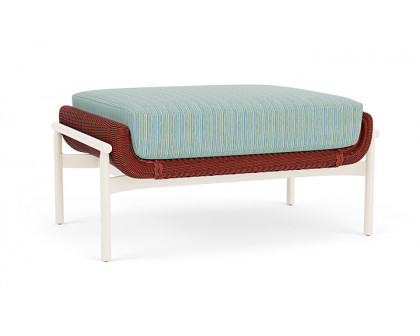 Lloyd Flanders™ Solstice Ottoman  - Terracotta, Ivory