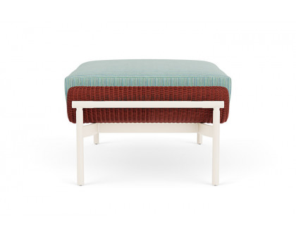 Lloyd Flanders™ Solstice Ottoman  - Terracotta, Ivory