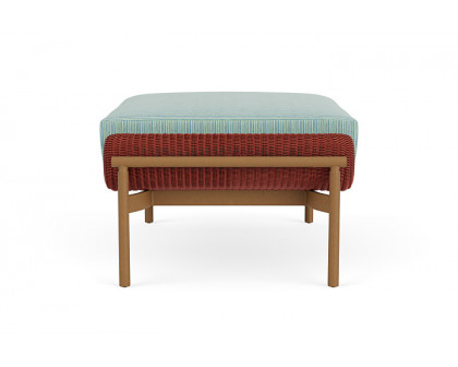 Lloyd Flanders™ Solstice Ottoman  - Terracotta, Hickory