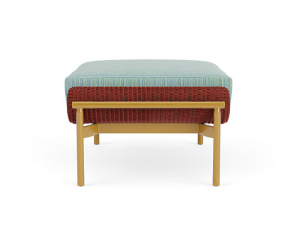 Lloyd Flanders™ Solstice Ottoman  - Terracotta, Metallic Gold