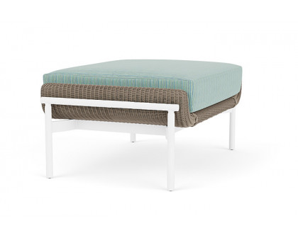 Lloyd Flanders™ Solstice Ottoman  - French Beige, Matte White