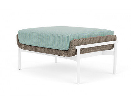 Lloyd Flanders™ Solstice Ottoman  - French Beige, Matte White