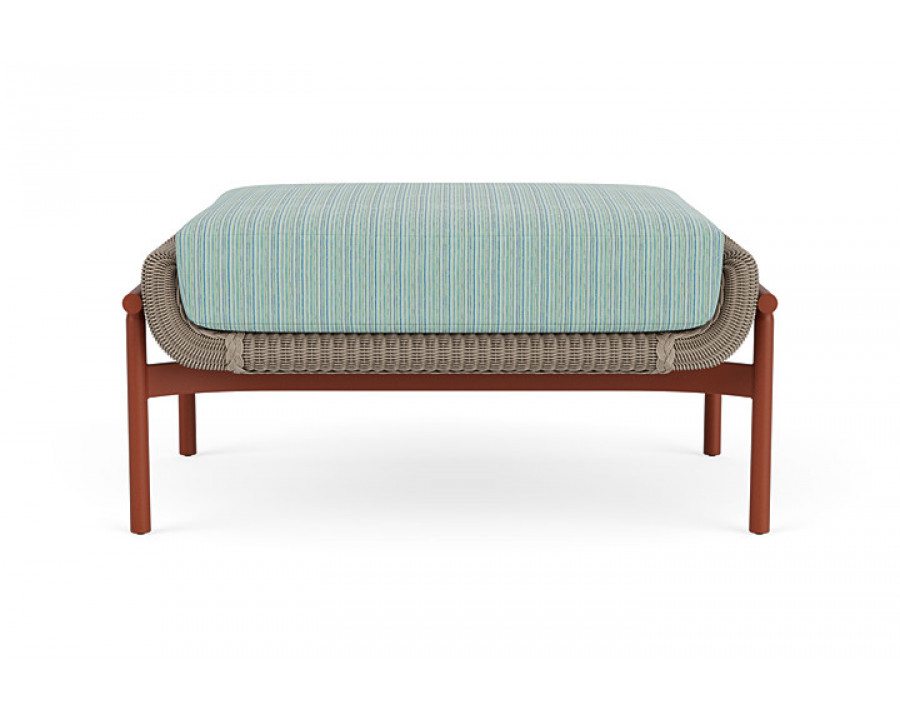 Lloyd Flanders™ Solstice Ottoman  - French Beige, Terracotta