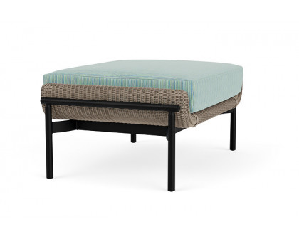 Lloyd Flanders™ Solstice Ottoman  - French Beige, Ebony