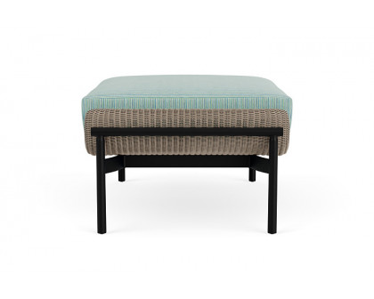 Lloyd Flanders™ Solstice Ottoman  - French Beige, Ebony