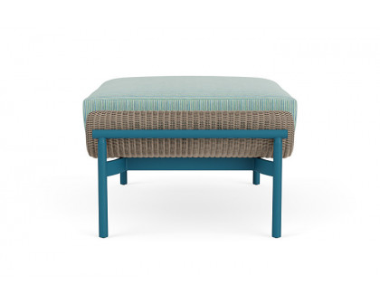 Lloyd Flanders™ Solstice Ottoman  - French Beige, Peacock