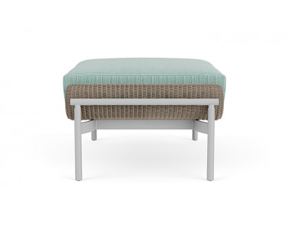 Lloyd Flanders™ Solstice Ottoman  - French Beige, Metallic Silver