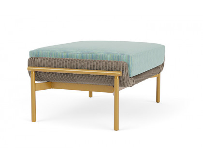 Lloyd Flanders™ Solstice Ottoman  - French Beige, Metallic Gold