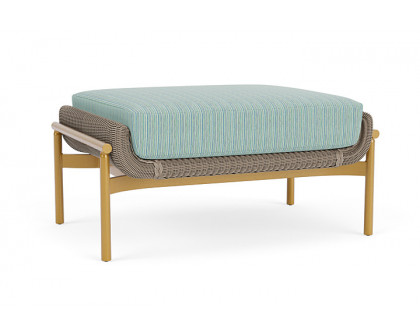 Lloyd Flanders™ Solstice Ottoman  - French Beige, Metallic Gold