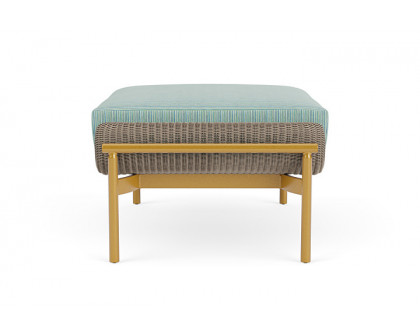 Lloyd Flanders™ Solstice Ottoman  - French Beige, Metallic Gold