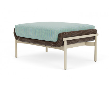 Lloyd Flanders™ Solstice Ottoman  - Bark, Linen