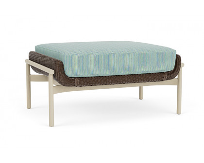 Lloyd Flanders™ Solstice Ottoman  - Bark, Linen