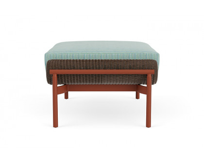 Lloyd Flanders™ Solstice Ottoman  - Bark, Terracotta