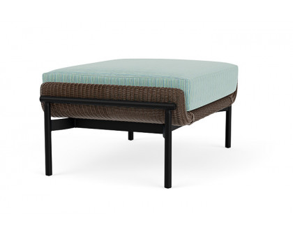 Lloyd Flanders™ Solstice Ottoman  - Bark, Ebony