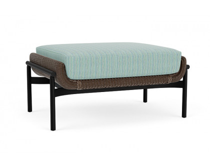 Lloyd Flanders™ Solstice Ottoman  - Bark, Ebony