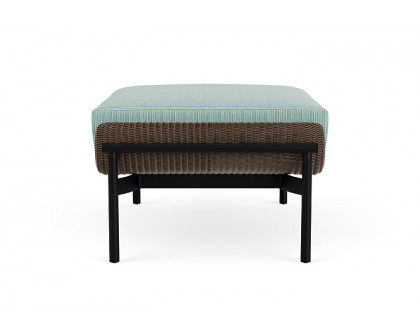 Lloyd Flanders™ Solstice Ottoman  - Bark, Ebony