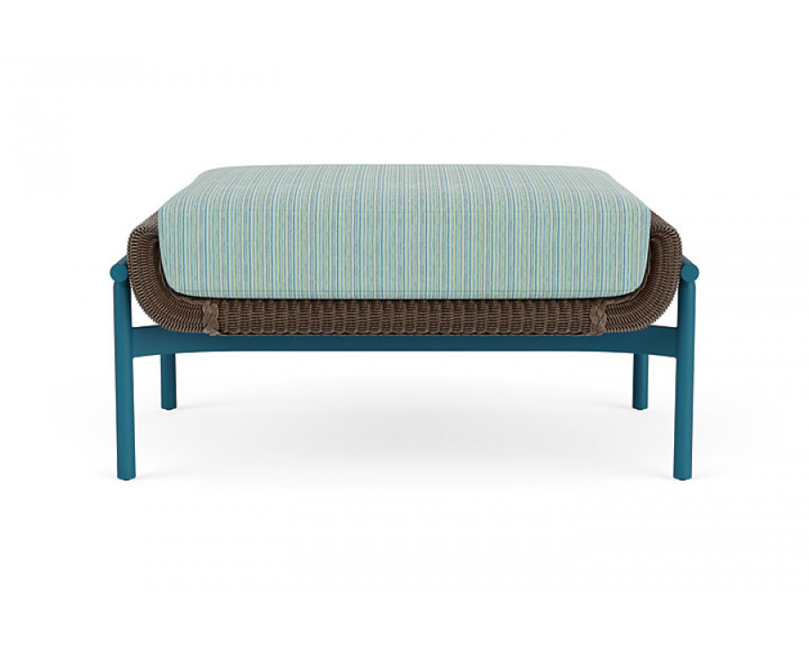 Lloyd Flanders™ Solstice Ottoman  - Bark, Peacock