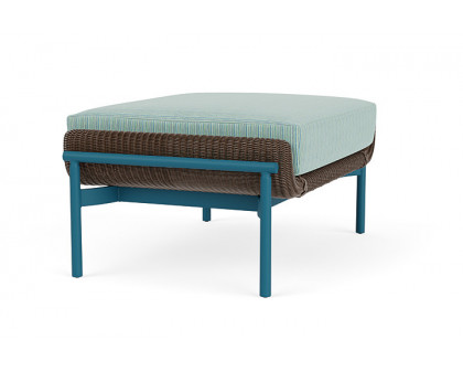 Lloyd Flanders™ Solstice Ottoman  - Bark, Peacock