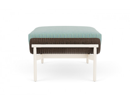 Lloyd Flanders™ Solstice Ottoman  - Bark, Ivory