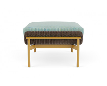 Lloyd Flanders™ Solstice Ottoman  - Bark, Metallic Gold