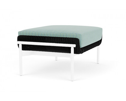 Lloyd Flanders™ Solstice Ottoman  - Ebony, White