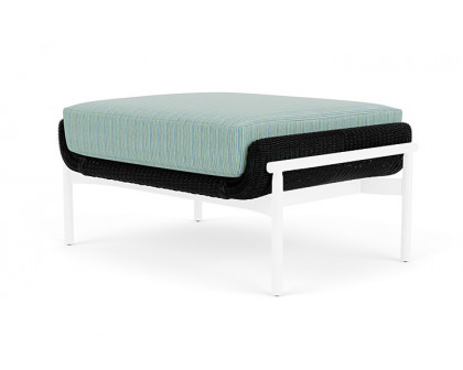 Lloyd Flanders™ Solstice Ottoman  - Ebony, White